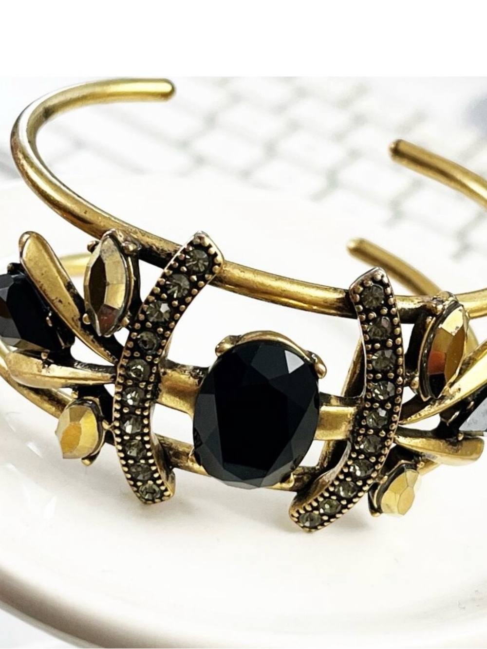 J. Crew Art Deco Style Cuff Bracelet